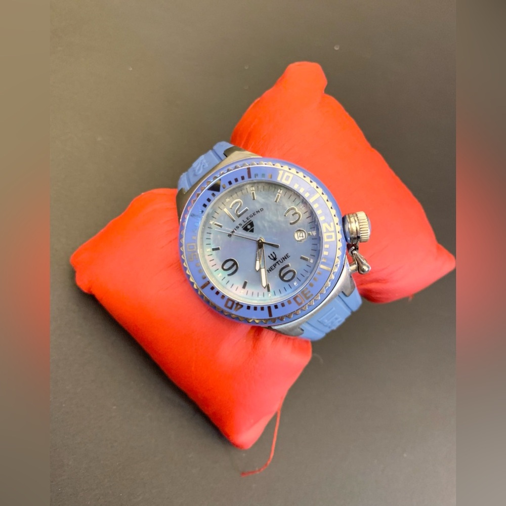 Swiss Legend Neptune watch in blue